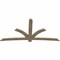 Ekena Millwork Davenport Rough Sawn Timber Gable Bracket, Douglas Fir, 108"W x 54"H x 2"D x 6"F, 12/12 Pitch GBW108X54X0206DAV00RDF - alternate 5